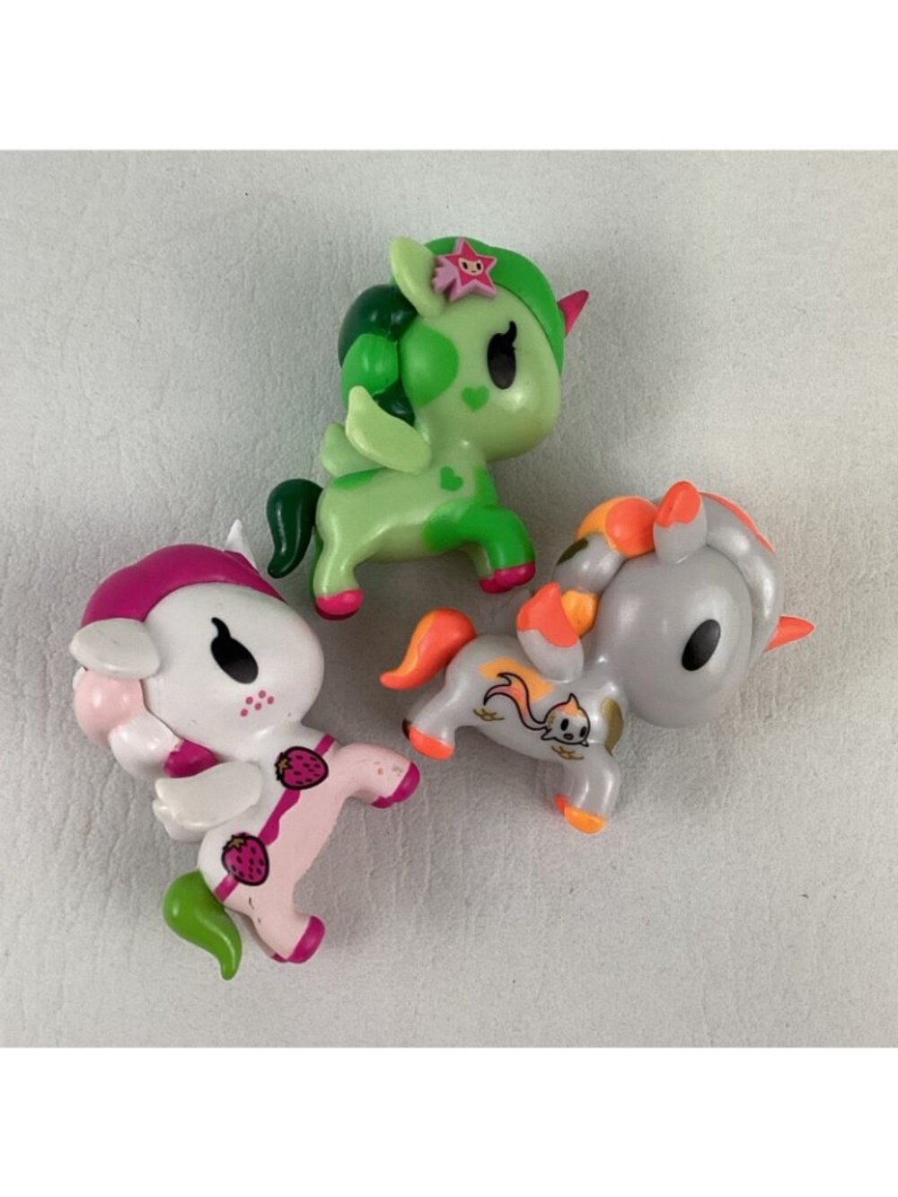 Tokidoki Unicorno Yuma Hikari Ruby Strawberry Goldfish Cactus Vinyl Figure Lot - Picture 2 of 7